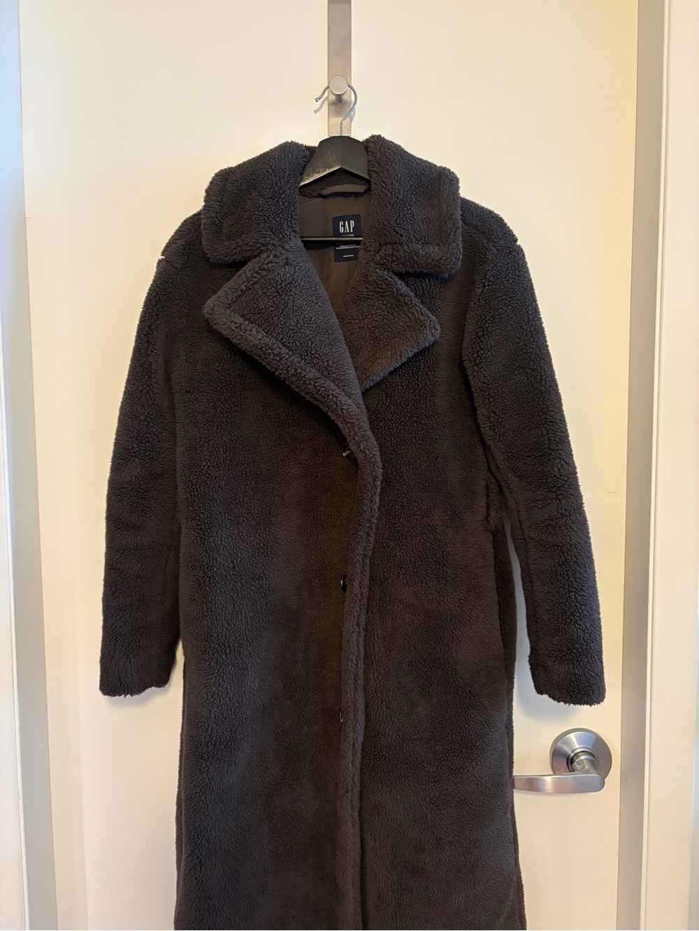 GAP Women's Black Teddy Sherpa Coat